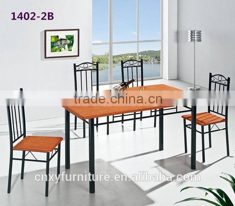 Restaurant dining furniture set general use cheap 1.4m long large dining table