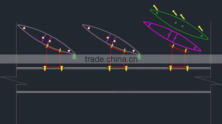 sun shade decorative aerofoil louvre fence