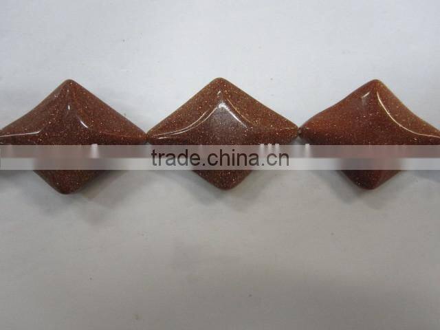 Gold sand glass bicone 16" for jewelry decoration ,earing ,necklace ,bracelet,accessory