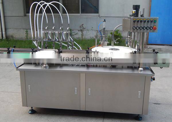 automatic e liquid bottle filling capping machine
