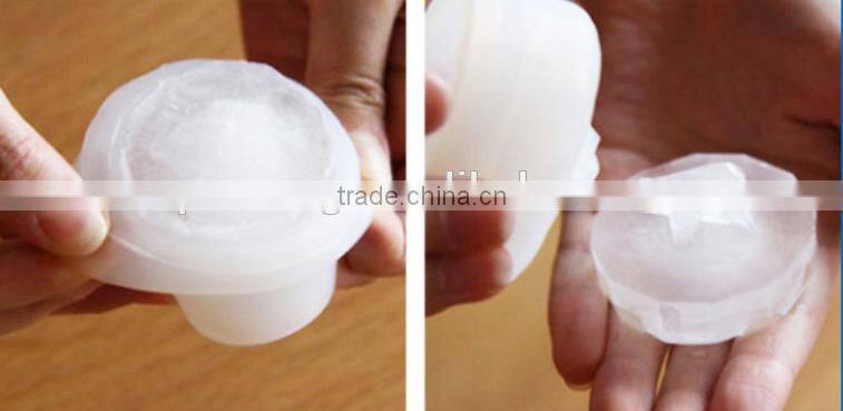 DIY cute penguins& polar ice lattice, silicone ice box.ice maker