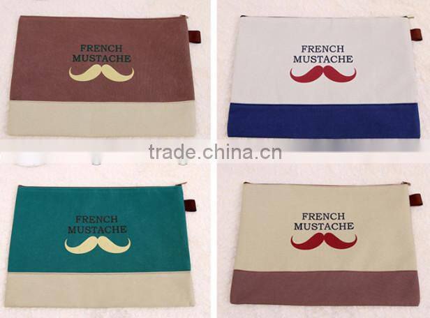2015 new design oxford document file bag with zipper