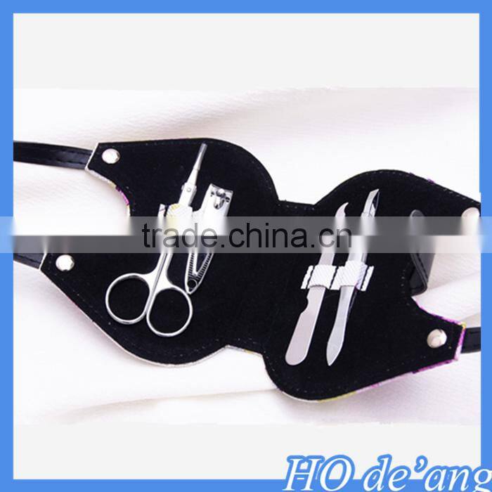Hogift promotion gifts wedding gifts stainless steel repair capacity nail kit manicure set MHo-104