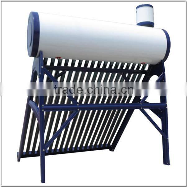 Compact Non-pressured Solar Water Heater with Assistant Tank