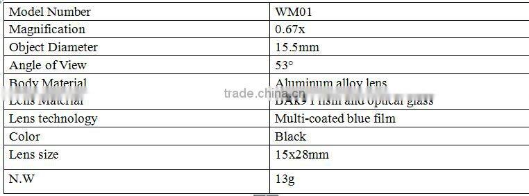 hot wholesale 2 in 1 wide angle & micro lens for IPHONE
