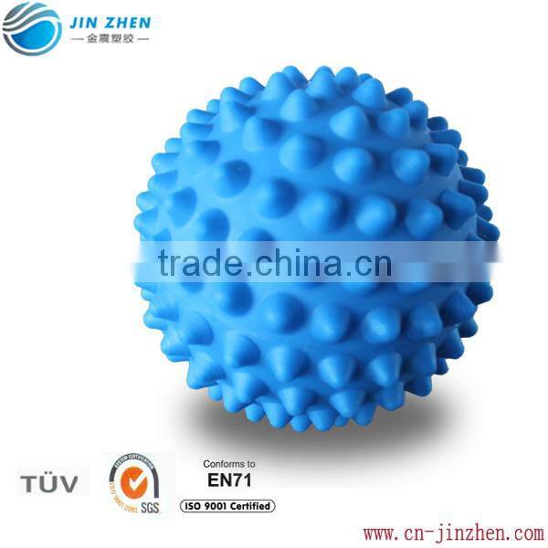 promotional manufacturer offer 9cm spiky shape massage ball body arm pain stress relief mini massage ball