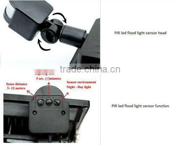 50W 2015 hot selling 2 years warranty solar sensor light