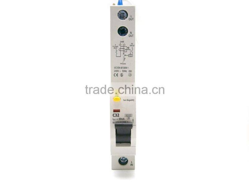 1 Pole RCBO Circuit Breaker