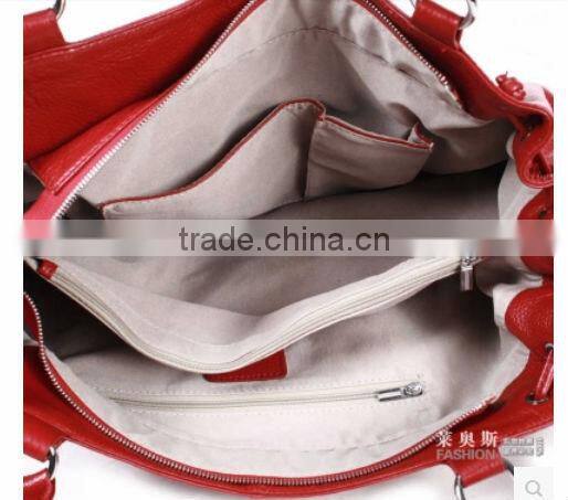 wholesale hot sale beautiful leather handbags