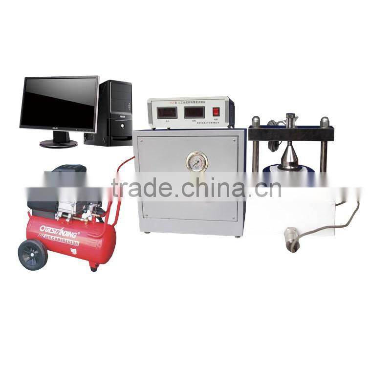 D018 with a core with a plastic drain flexion buckling strength tester