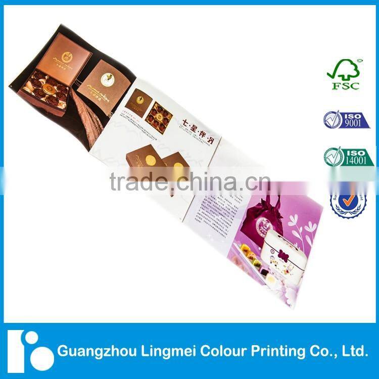 saddle stitching company brochure/catalog/instruction book printing