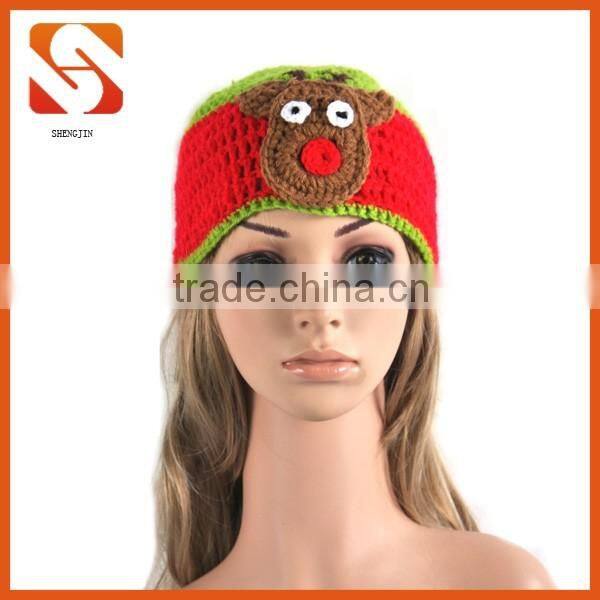 Cheap owl crochet knit winter hat for christmas decoration