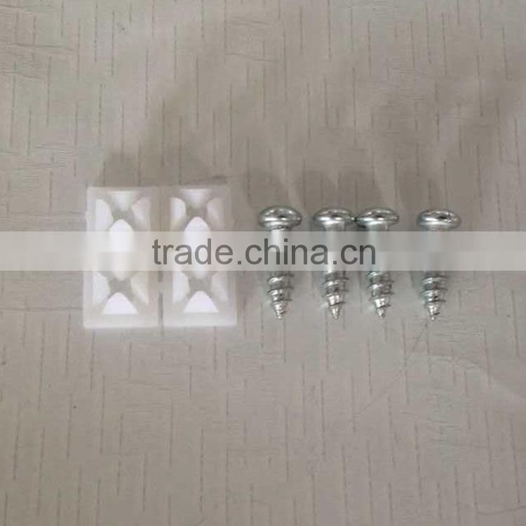 18mm decorative plastic screw cap chrome screw covers for license plate frame