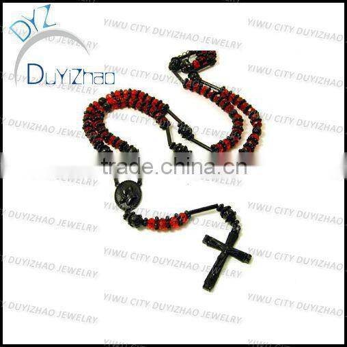 Fashion silver crystal rosary