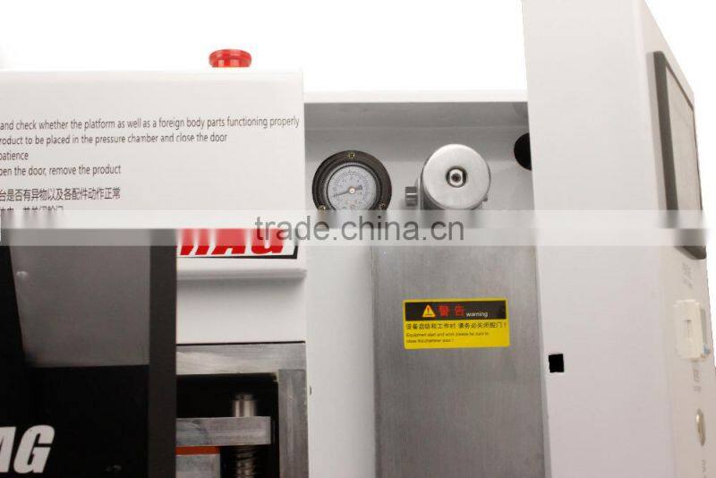 2015 Upgraded! UYUE MAG968 all in one vacuum oca laminating machine, with automatic built-in bubble remover for 12 inch screen