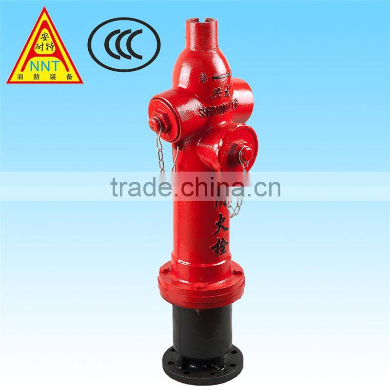 Outdoor Bump Protected Fire Hydrant with Wrench