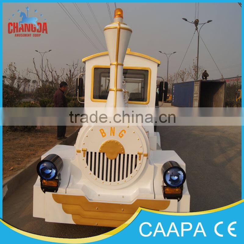 Chinese Style Trackless Tourist Train with Heavy Loading
