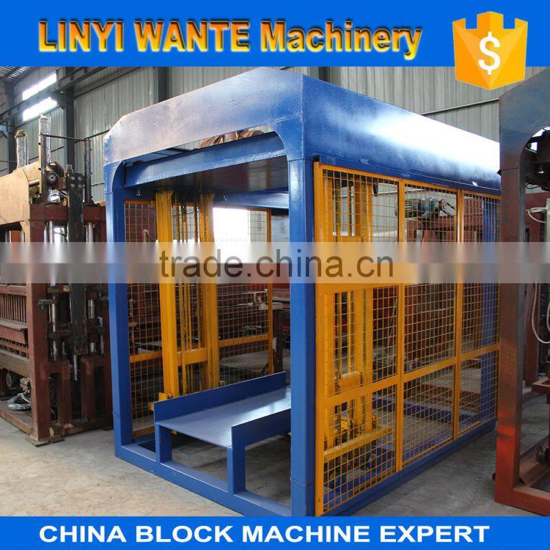 WANTE MACHINERY QT10-15 automatic concrete brick machine for sale