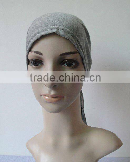 C005 new muslim tie back underscarf,cotton underscarf and hats