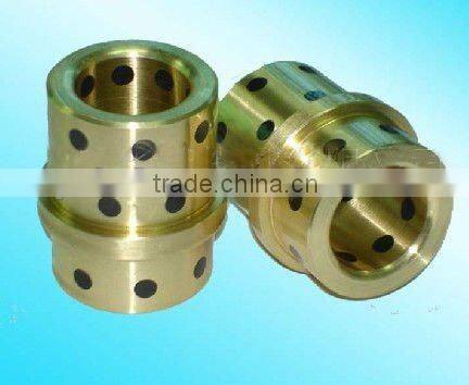 Precision standard Shouldered bush in Bronze with graphite inserts