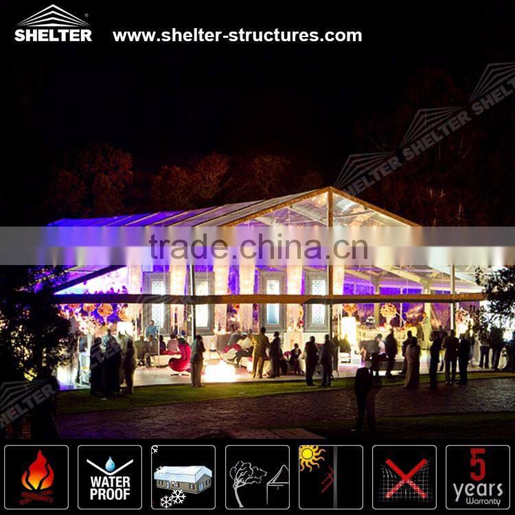 30x20m Customized permanent clear span patio tents for party event