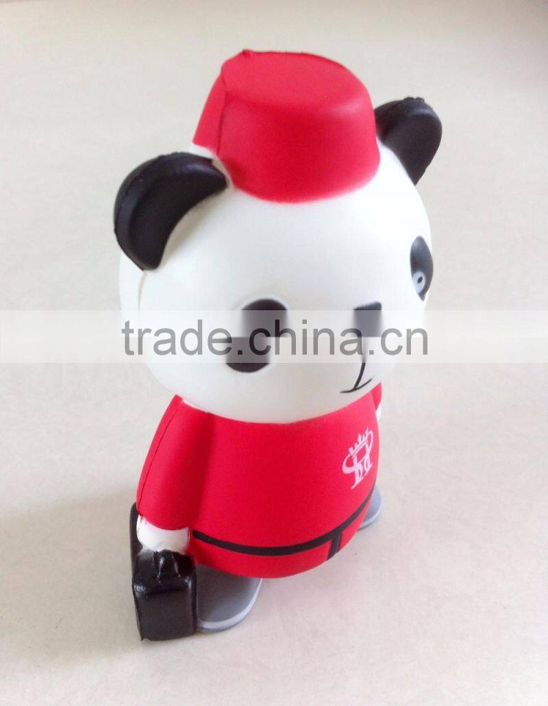 panda hotel service staff stress ball toys