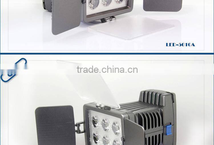 China supplier LED-5010A 6 led bulbs led video lamp for Canon dslr 7D Mark II
