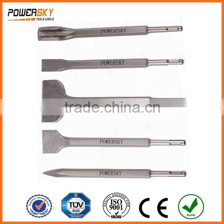 SDS PLUS Point and Flat Chisel for concrete and stone,sds point chisel