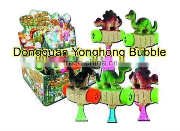 Dinosaur Rocker Bubble with Whistle
