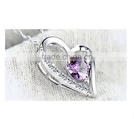 Latest design chain link fashion hollow heart and diy charm bracelet