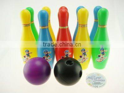 plastic toy bowling