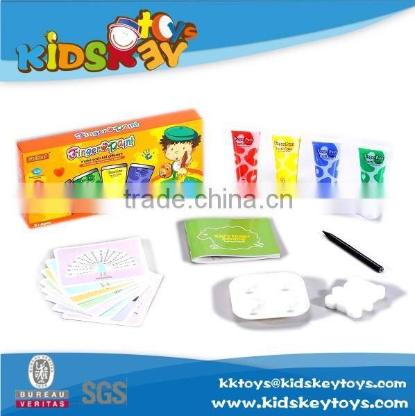 4-color children's healthy and colorful finger paint kids drawing toy finger paint