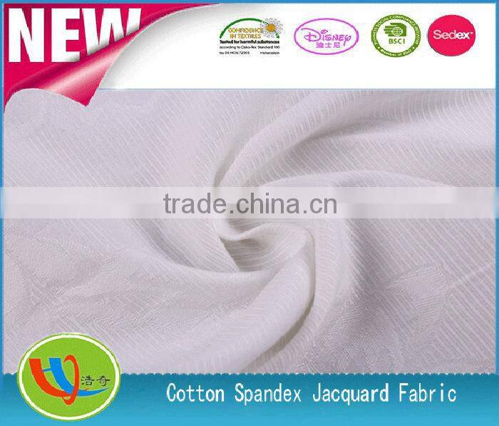 2014/2015 Cheap 100% cotton 60S fabric spandex jacquard cotton fabric textile