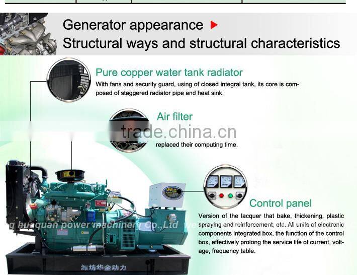 China weichai 34KW Soundproof generator diesel set