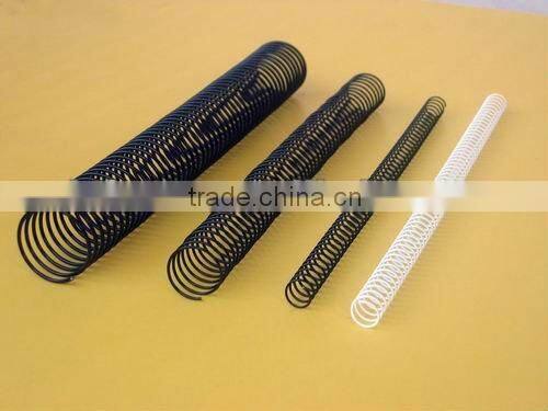 Metal spiral ,Nylon coated iron single loop wire, spiral binding