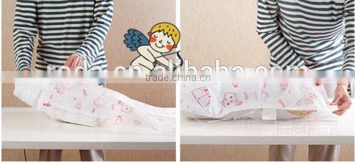 PE+PA material household compression vacuum bag for clothing pillow storage
