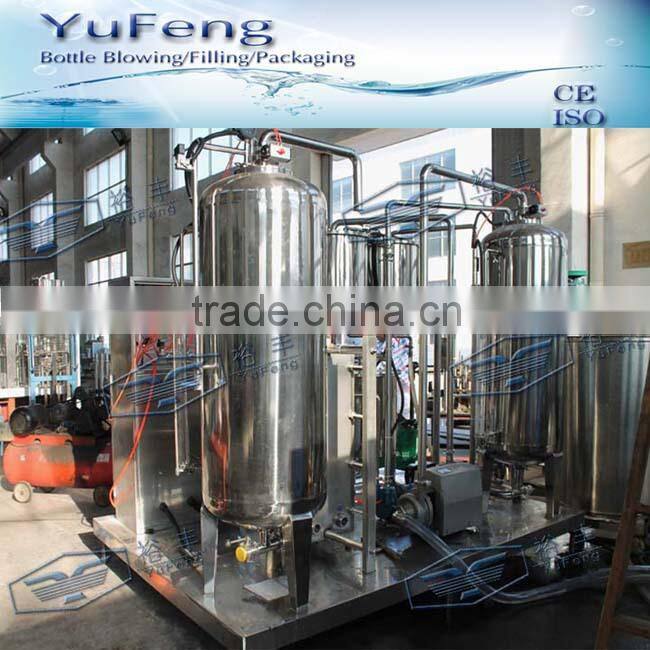 4 Times high gas containing beverage mixer with plate heat exchanger