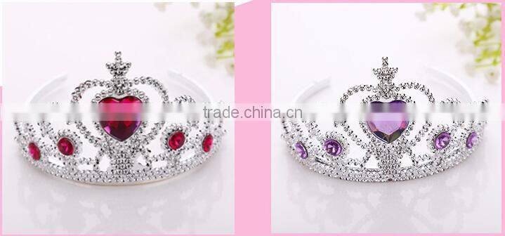 Ice and snow country children's crown The little girl tire Hair head hoop wholesale