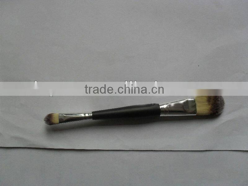 double side foundation brush cosmetic single brush nylon custom cosmetic brushes