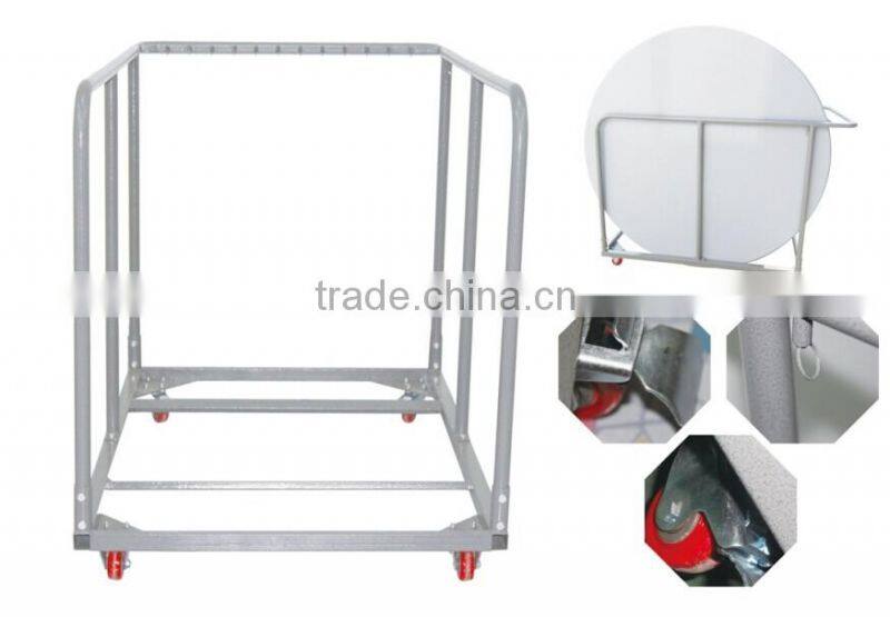 Round table trolley for any size of the round tables