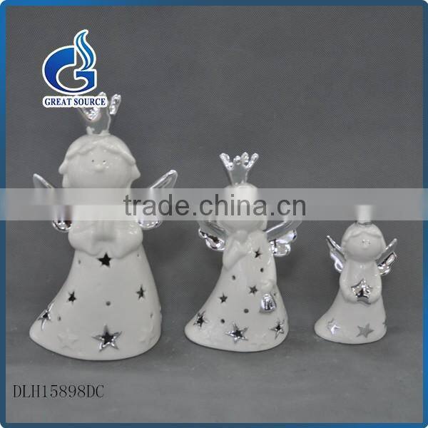 christmas decoration ceramic praying angel figurines