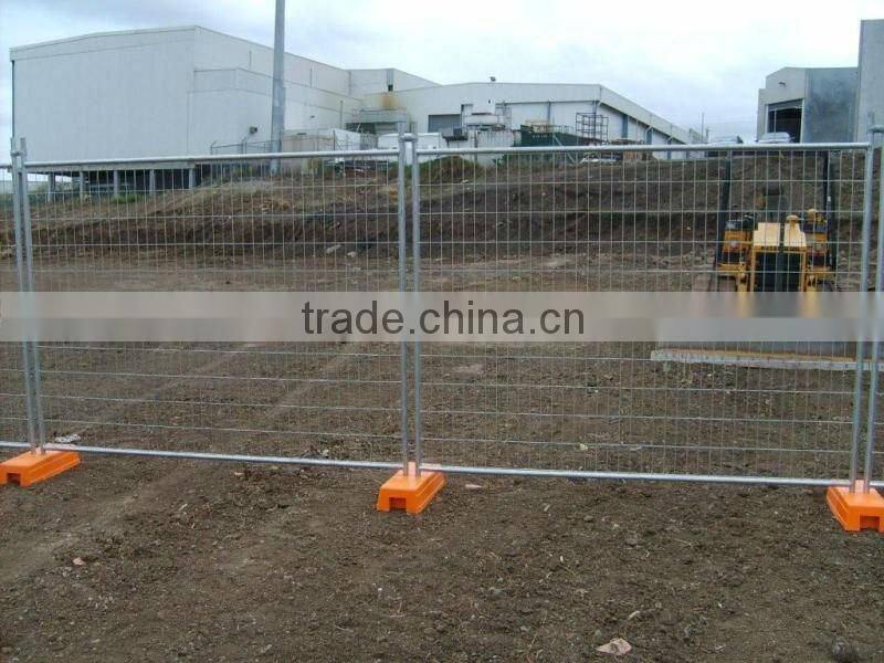 Wholesale cheap price Australia standard temporary security fencing with concrete feet