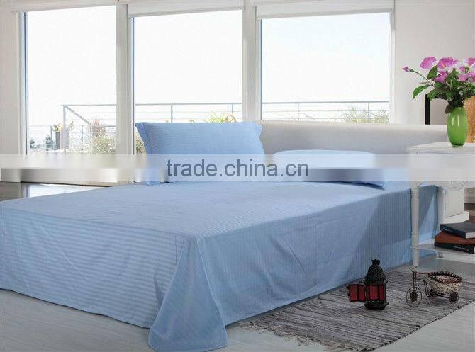 Luxury hotel simple 100% cotton bed sheet set 2015