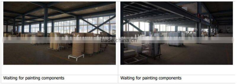 Bright color modern kitchen cabinets, wooden sideboard