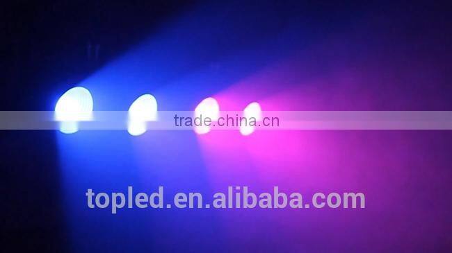 Super Brightnesss and Sound Control 4*30W RGB LED COB Par Light for Events Shows