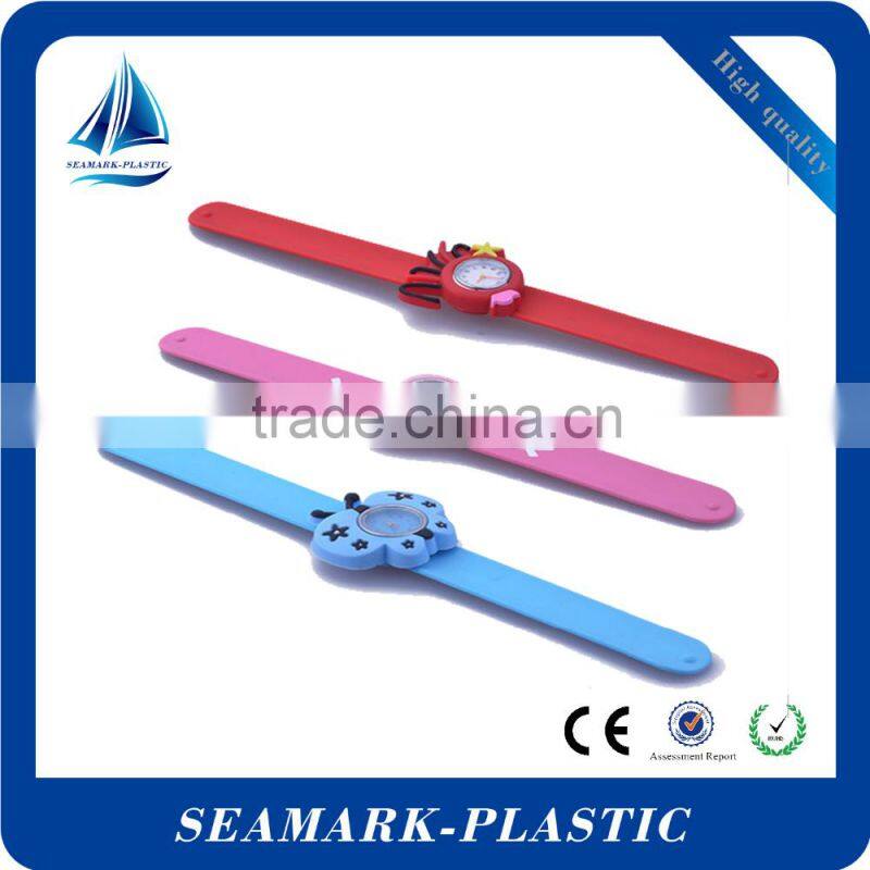 2016 novelty custom made silicone rubber watch wristbands kids for events