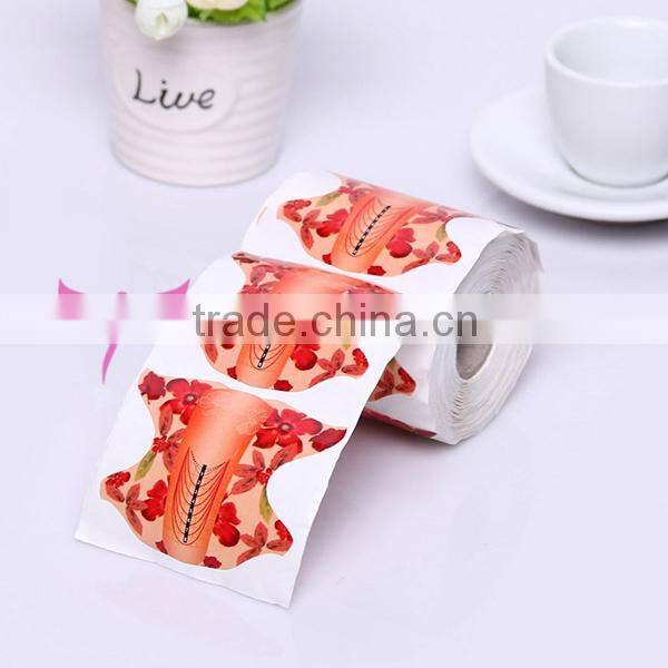 China nail art form supplier,acrylic nail forms,acrylic nails dual system forms