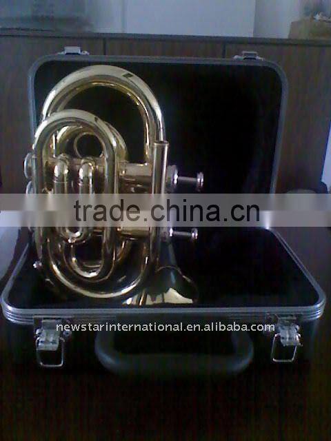 brass instrument Gold lacquer Pocket trumpet