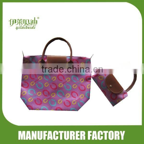 Foldable shopping bags with dot printed
