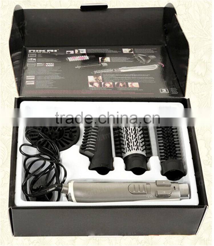 NIKAI newest professional hair brush hair dryer rotating hair styler
